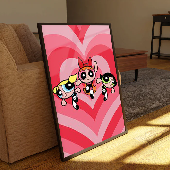 The Powerpuff Girls Canvas Frames Wall Art