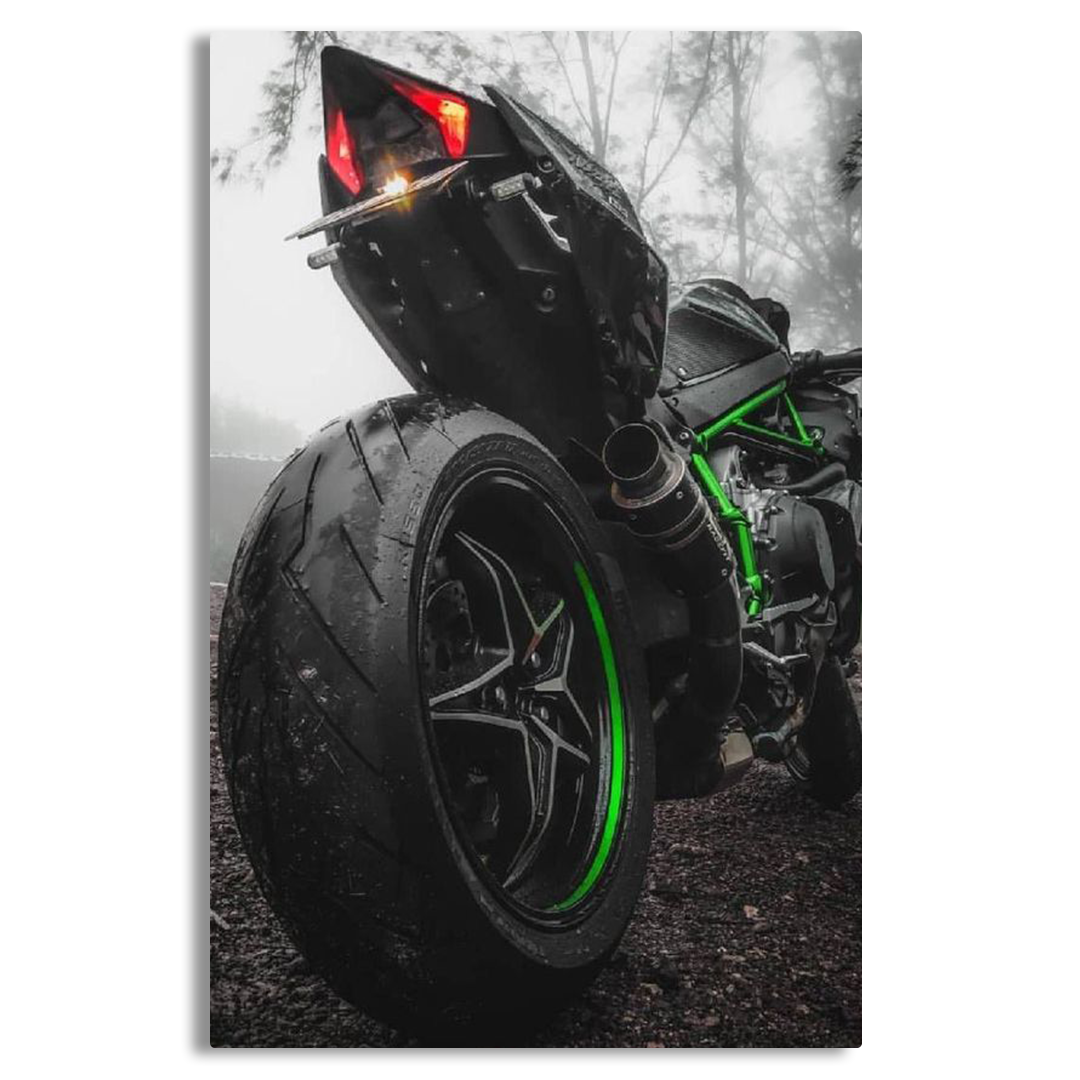 BANT Kawasaki Ninja H2R Canvas Frames Wall Art