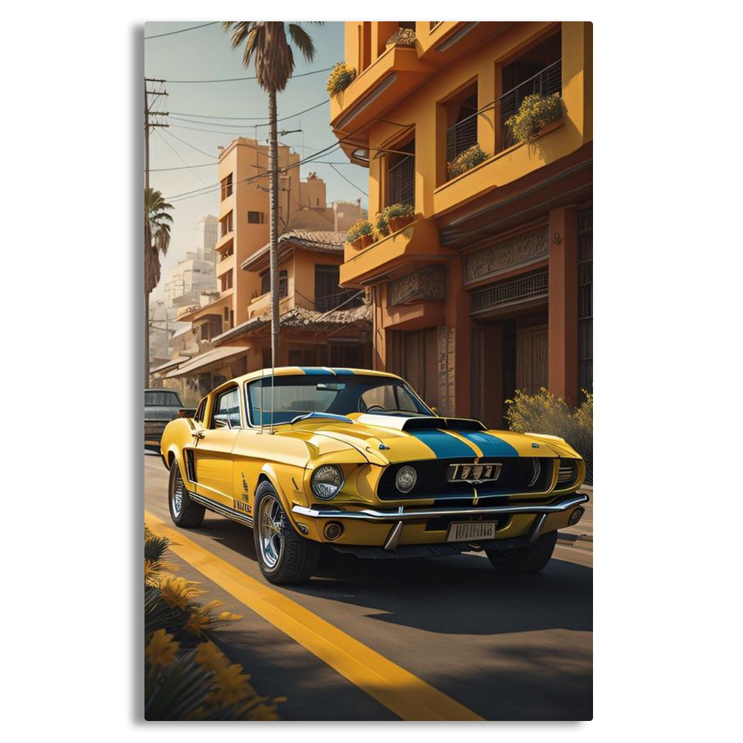 Premium Ford Mustang Canvas Frames Wall Art