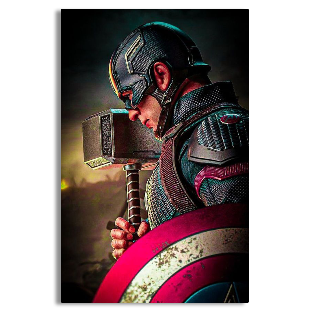 Captain America Canvas Frames Wall Art