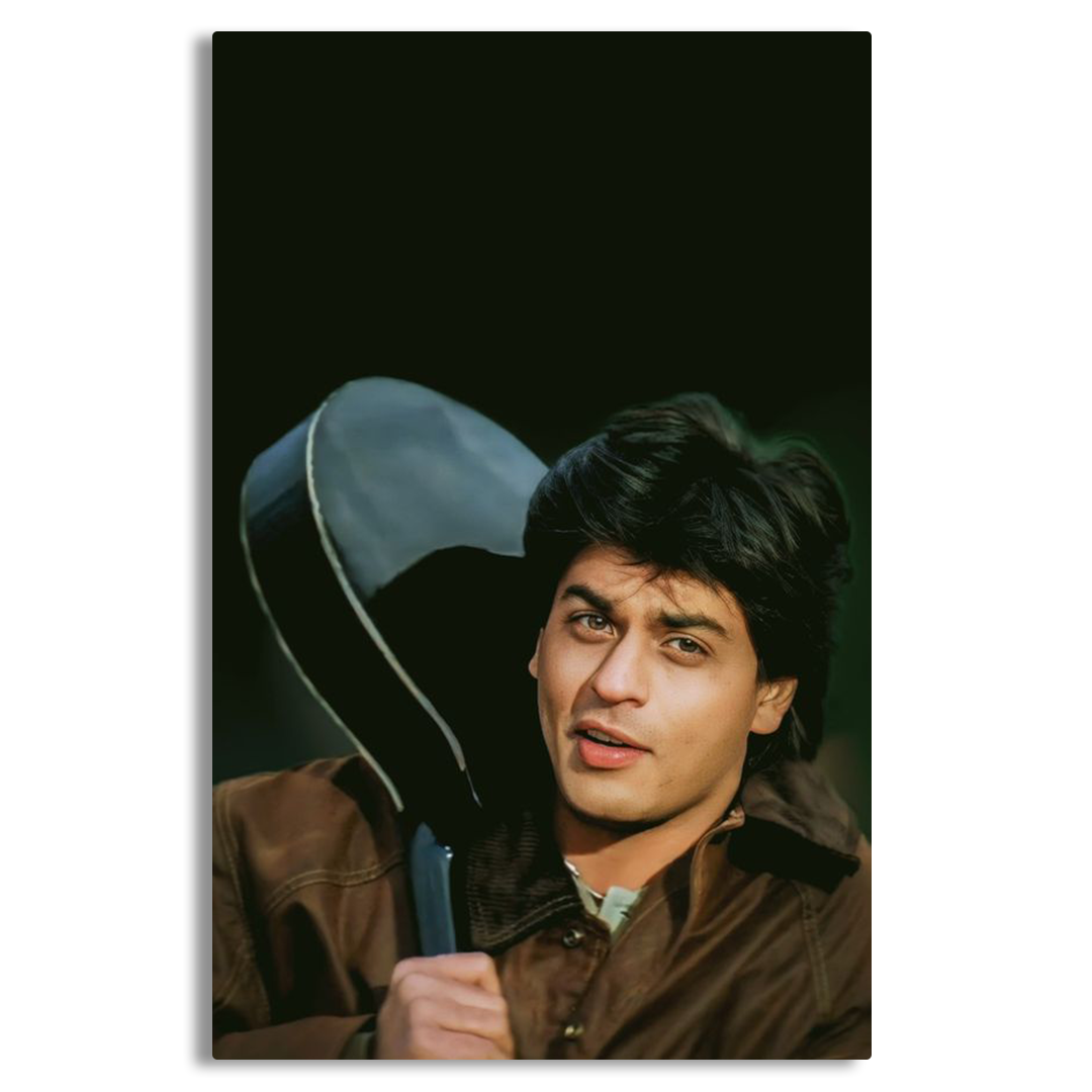 Shahrukh Khan 90s Charming Handsome Wall Art