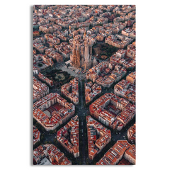 Barcelona City in Spain Canvas Frames Wall Art