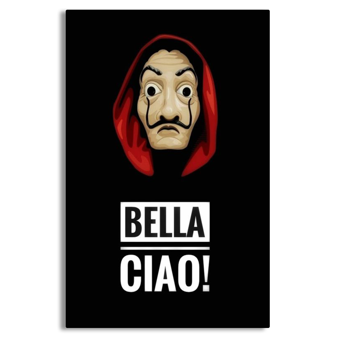 Bella Ciao Money Heist Canvas Frames Wall Art