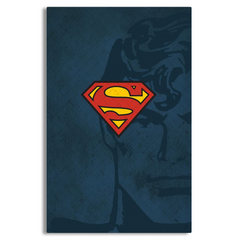 Superman Logo Canvas Frames Wall Art