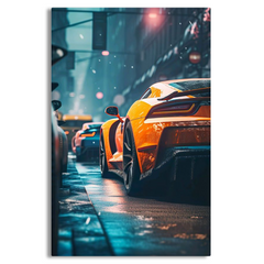 Luxury Car in the Underworld Canvas | Wall Art