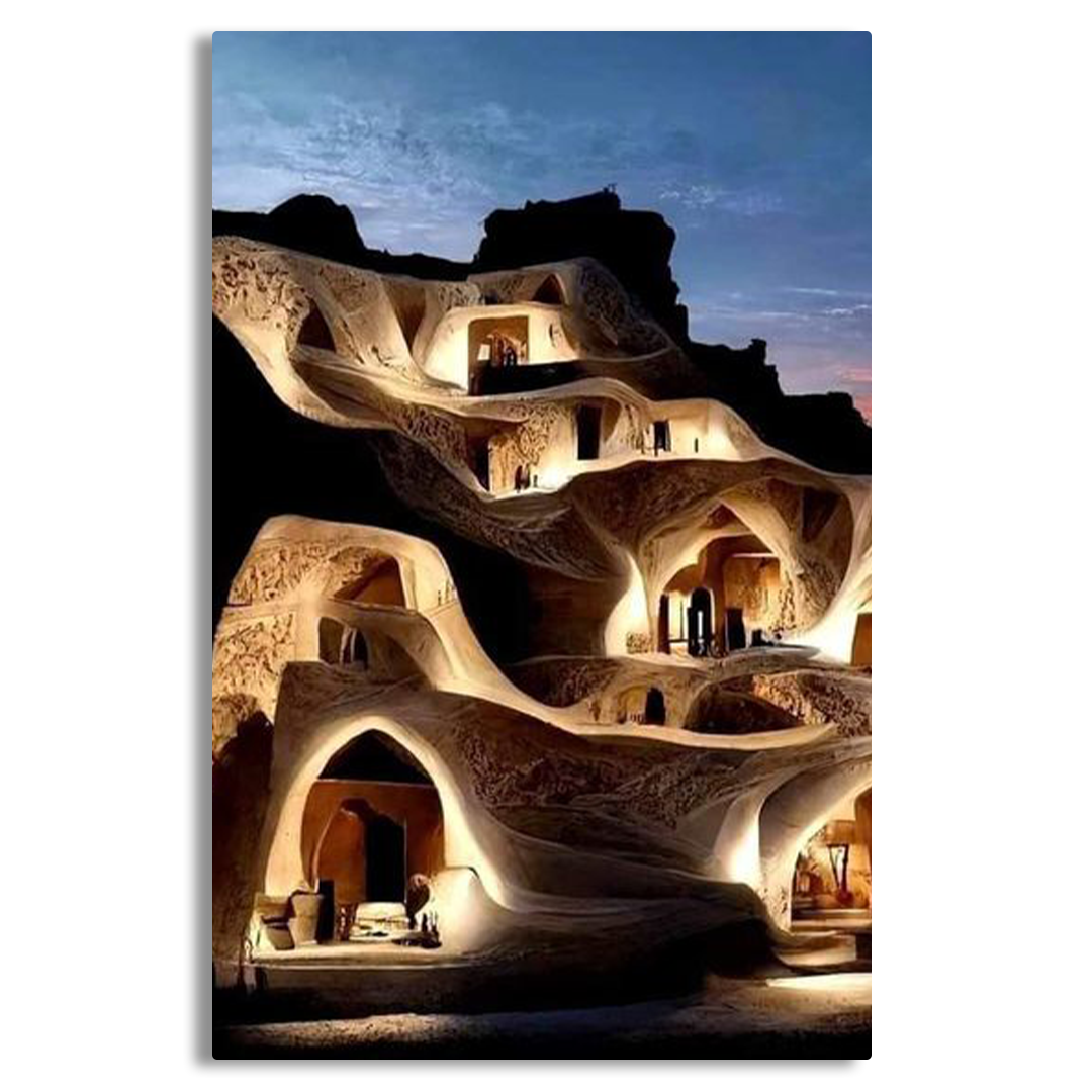 Cave in Cappadocia, Turkey Canvas Frames Wall Art