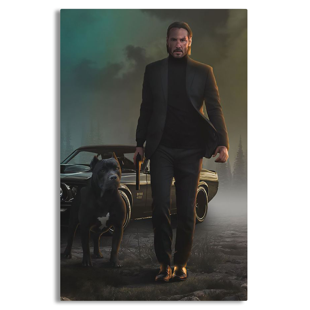 John Wick The Game Changer Canvas Frames Wall Art