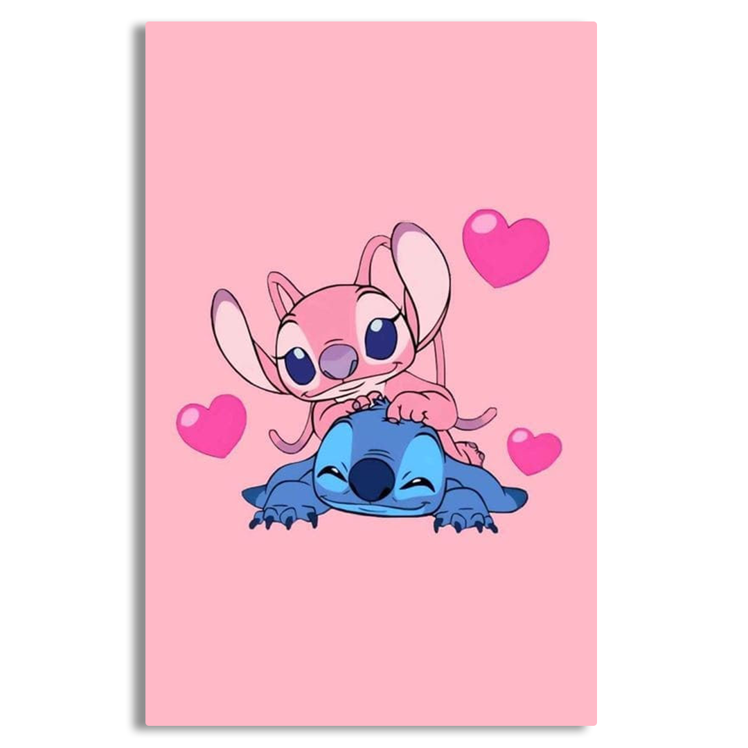 Stitch in love Canvas Frames Wall Art