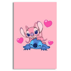 Stitch in love Canvas Frames Wall Art