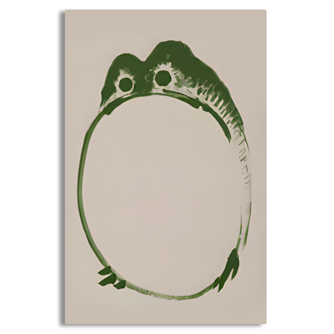 Matsumoto Hoji Frog 2 Canvas Frames Wall Art