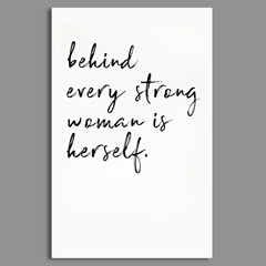 Empowering Women Quote Canvas Frames Wall Art