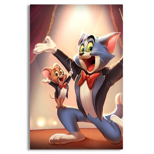 Tom and Jerry Canvas Frames Wall Art