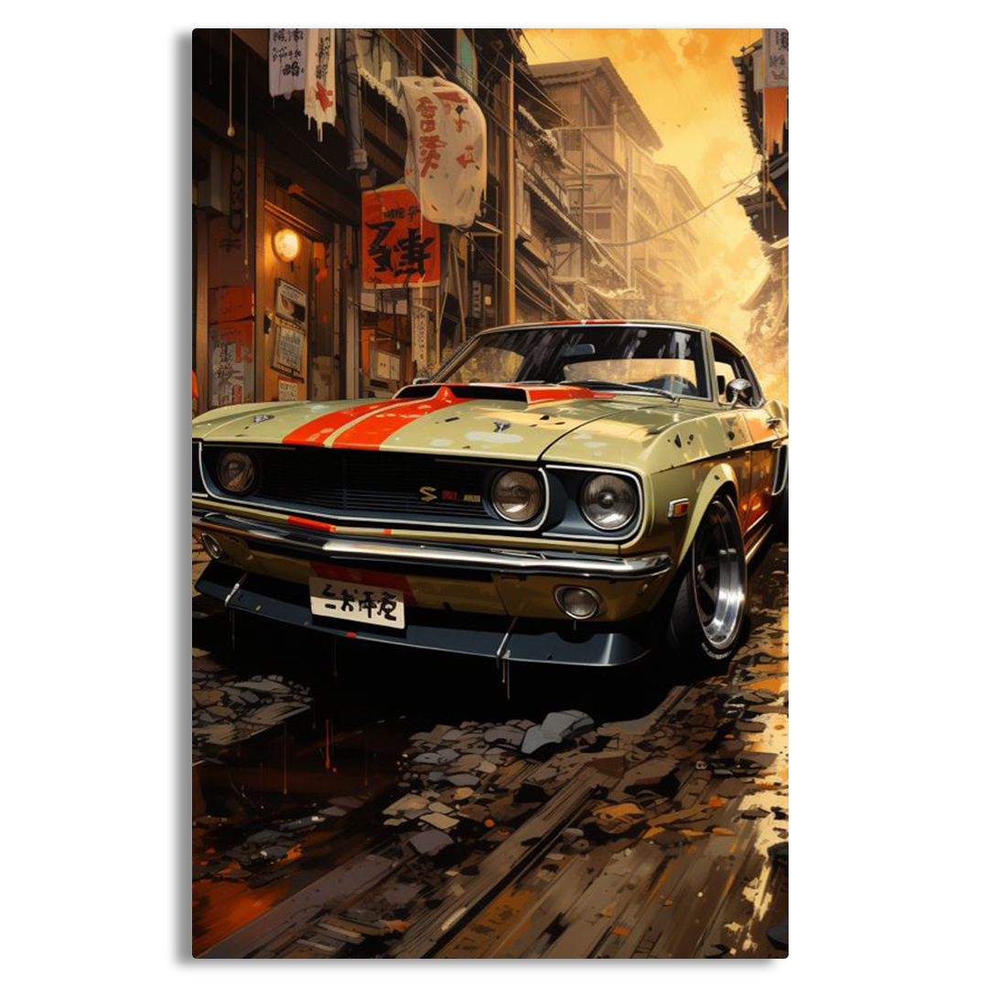 American Muscle Car Canvas Frames Wall Art