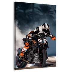 KTM790 Super Bike Rider Canvas Frames Wall Art