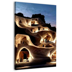 Cave in Cappadocia, Turkey Canvas Frames Wall Art