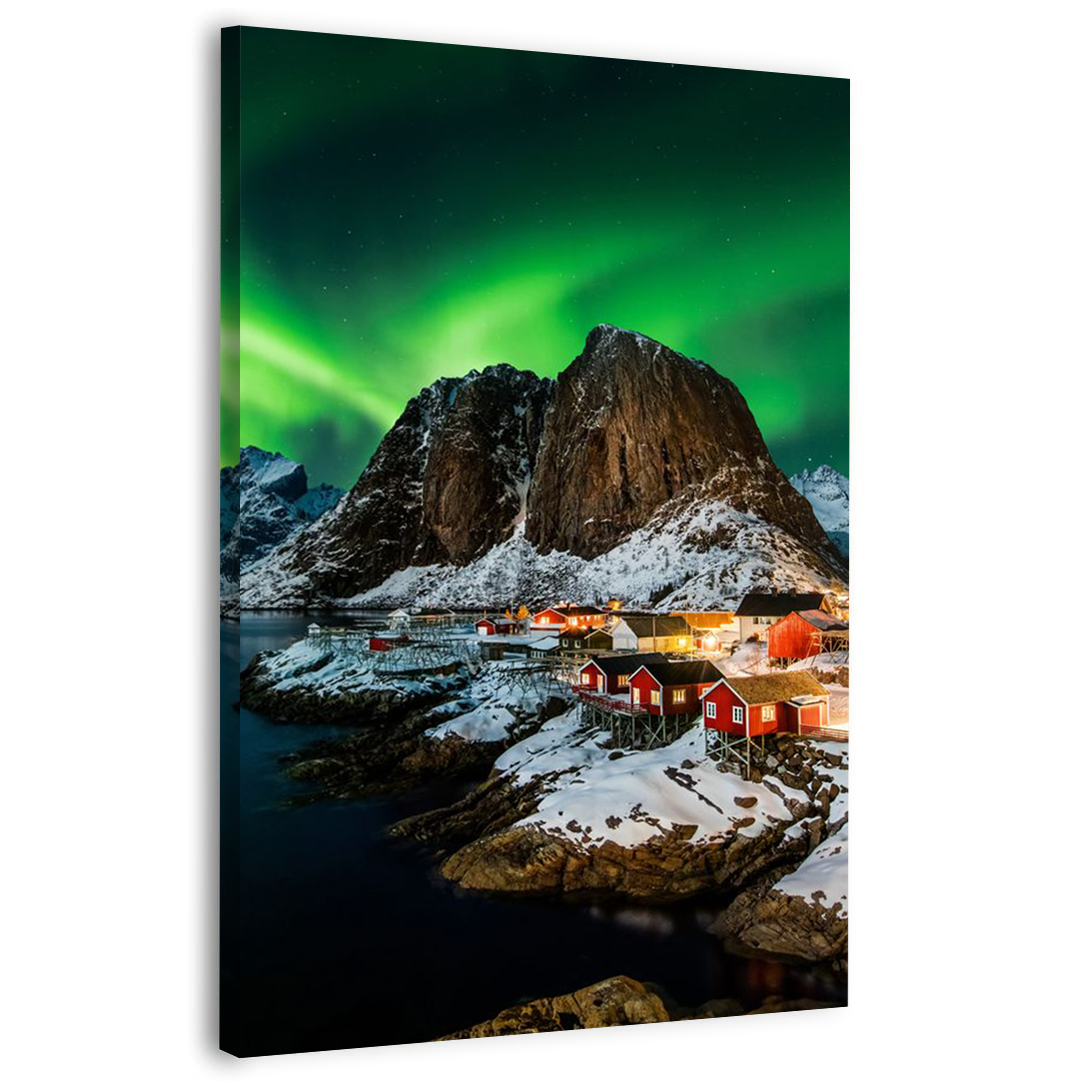 Majestic Northern Lights Canvas Frames Wall Art