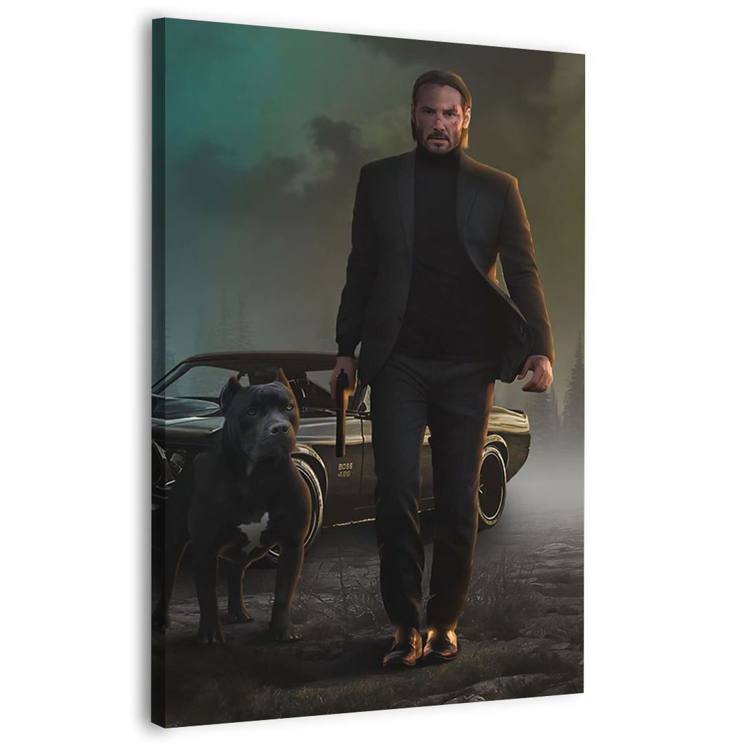 John Wick The Game Changer Canvas Frames Wall Art