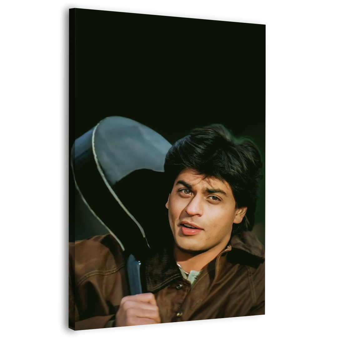 Shahrukh Khan 90s Charming Handsome Wall Art