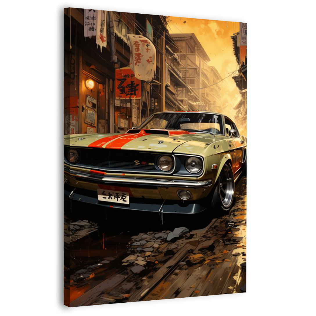 American Muscle Car Canvas Frames Wall Art
