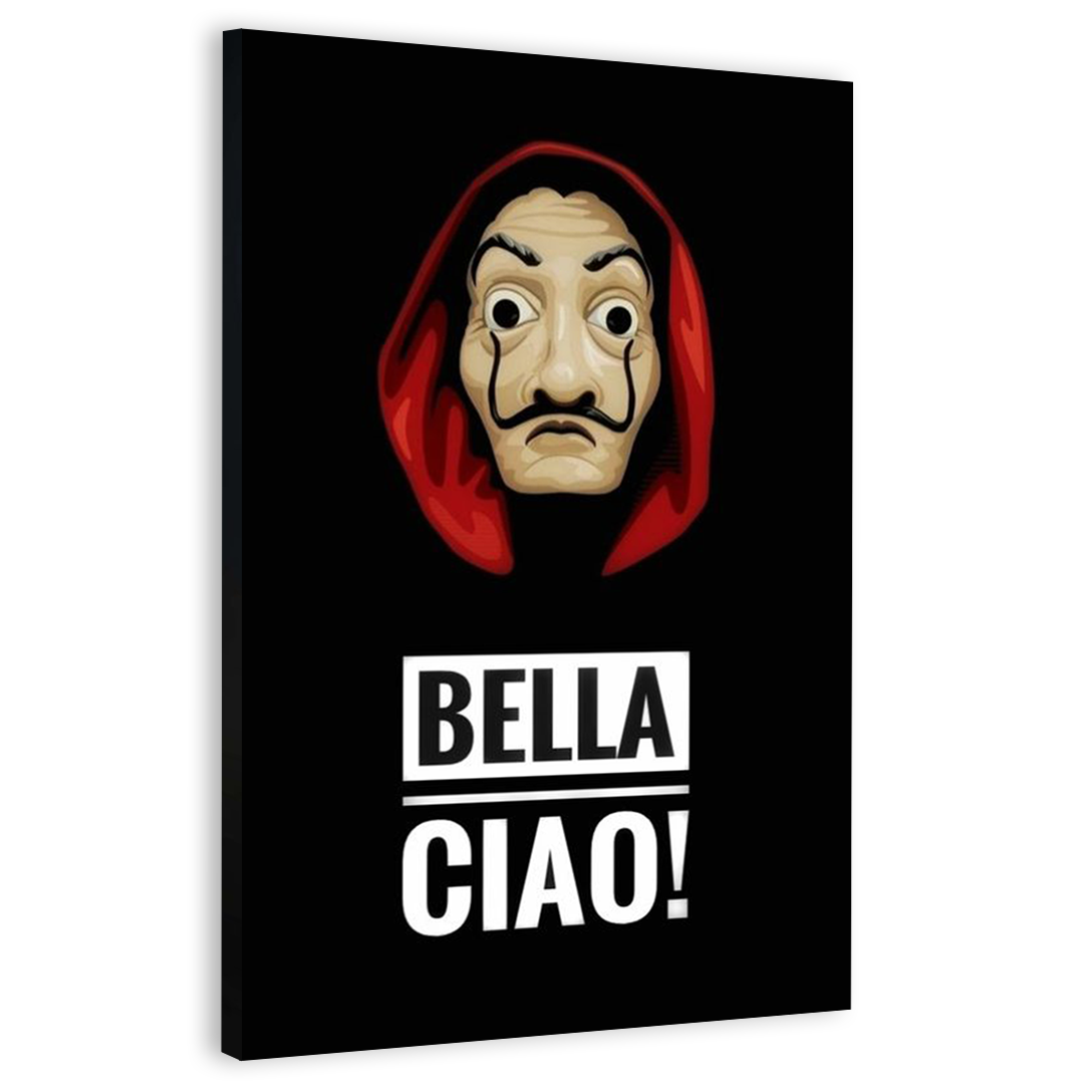 Bella Ciao Money Heist Canvas Frames Wall Art
