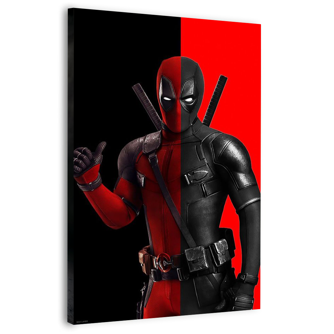 Deadpool’s Deeds Canvas Frames Wall Art