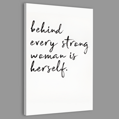 Empowering Women Quote Canvas Frames Wall Art