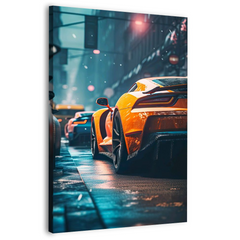 Luxury Car in the Underworld Canvas | Wall Art