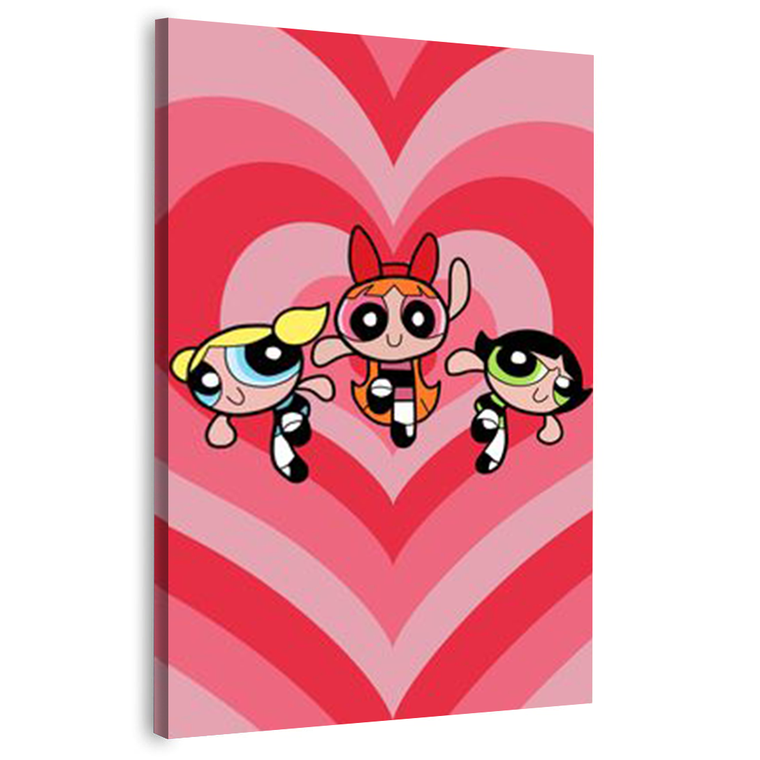 The Powerpuff Girls Canvas Frames Wall Art