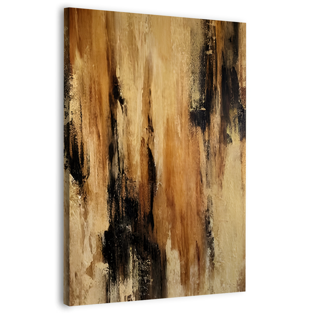 Modern Wooden Style  Canvas Wall Art