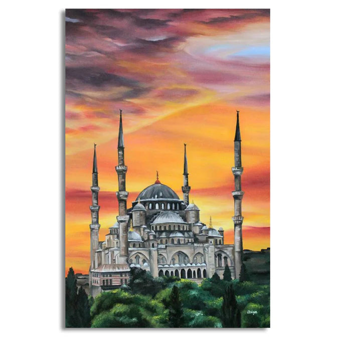 Sultan Ahmed Mosque Turkey | Handmade Painting | Wall Art