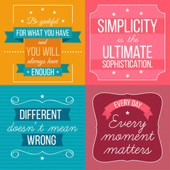 Motivational Solutions (4 Panel) Wall Art