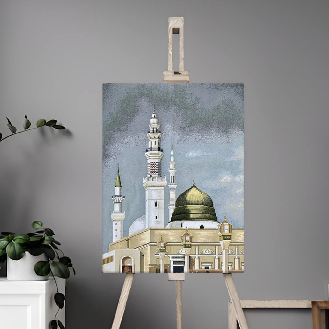 Al-masjid An-nabawi | Handmade Painting | Wall Art