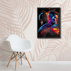 Batman And Superman Canvas frames Wall Art