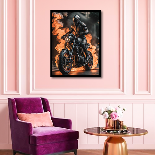 Batman Rides Canvas Frames | Wall Art