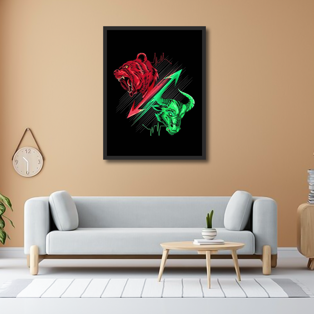 Bearish and Bullish in Stock Market | Wall Art