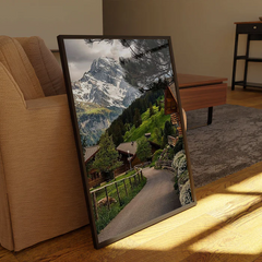 Beautiful View in Wengen, Switzerland Wall Art