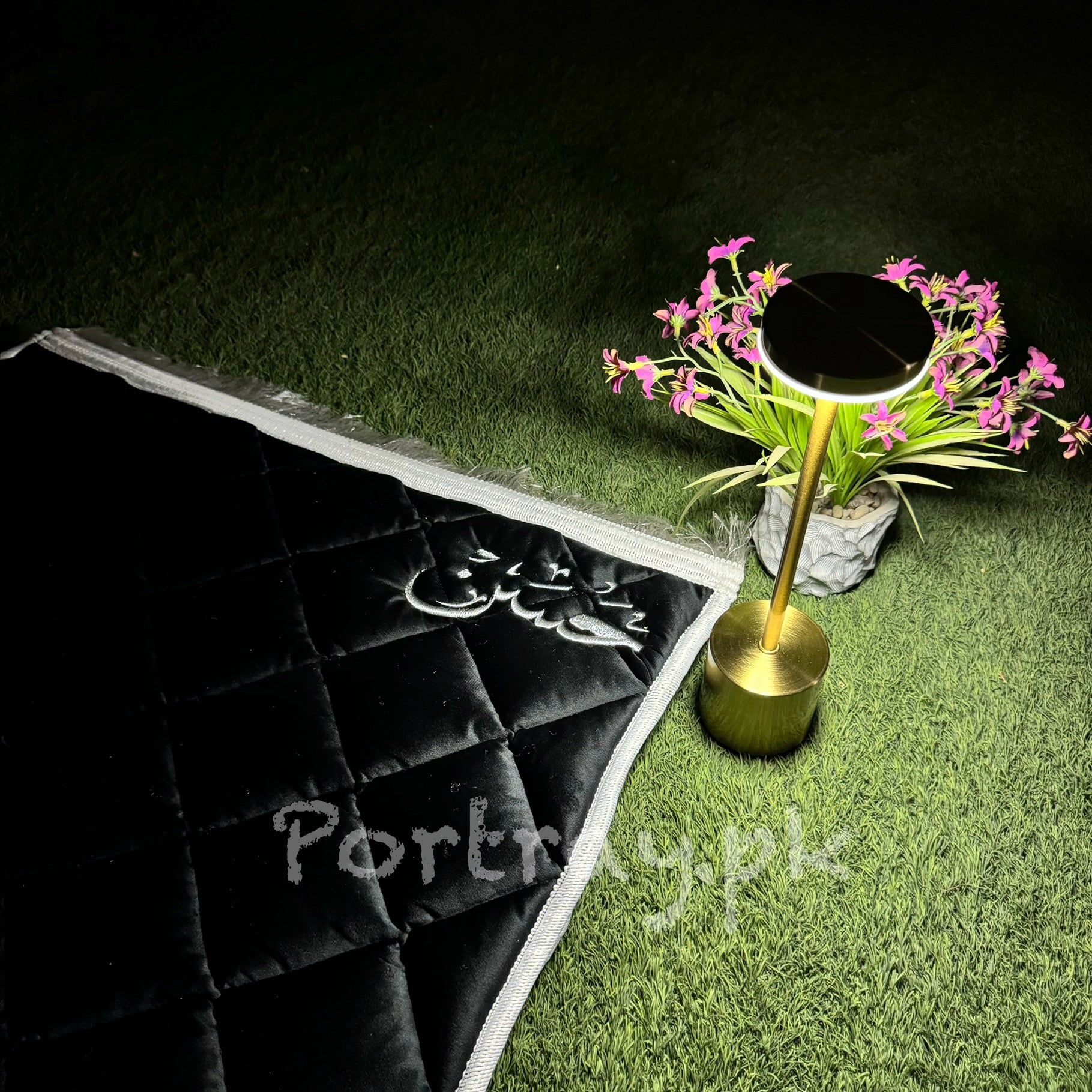 Padded Prayer Mats with Arabic Calligraphy Name