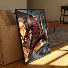 Deadpool Daredevil Canvas Frames Wall Art