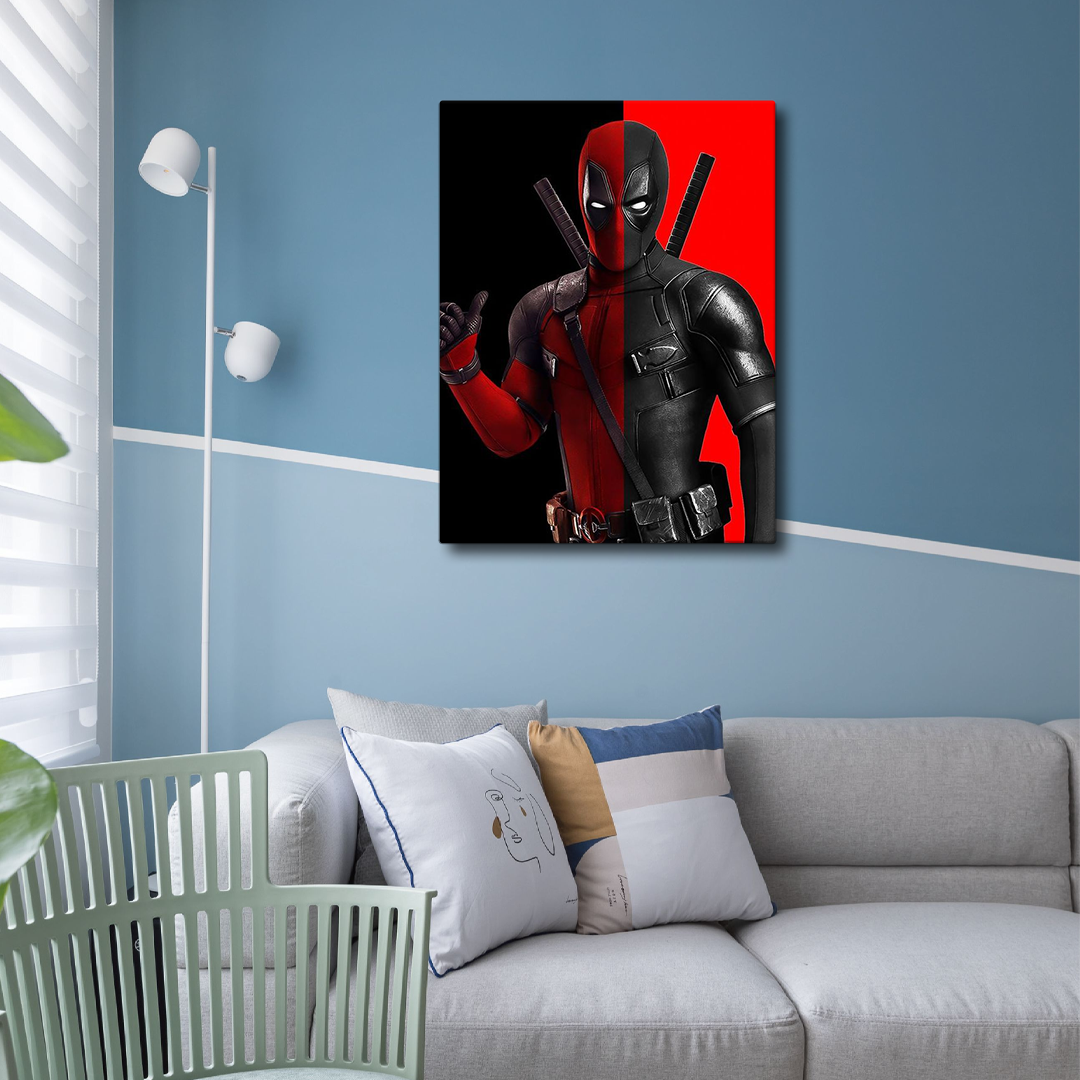 Deadpool’s Deeds Canvas Frames Wall Art