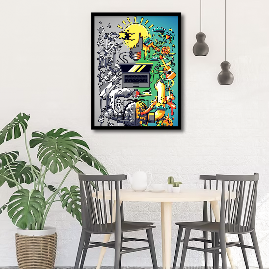 Digital Artwork Canvas Frames | Wall Art