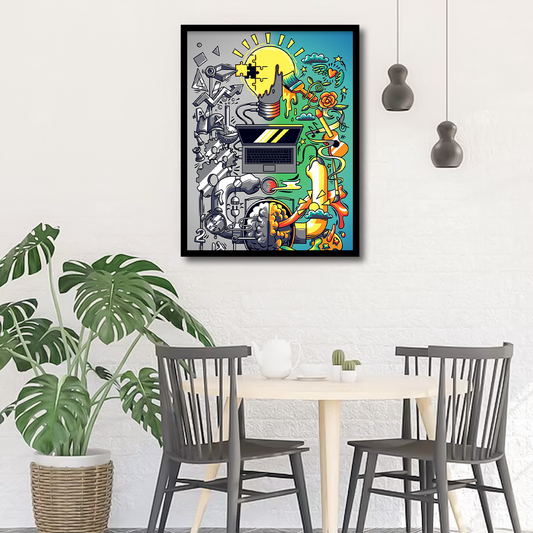 Digital Artwork Canvas Frames | Wall Art