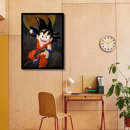 Goku Kid Canvas Frames | Wall Art