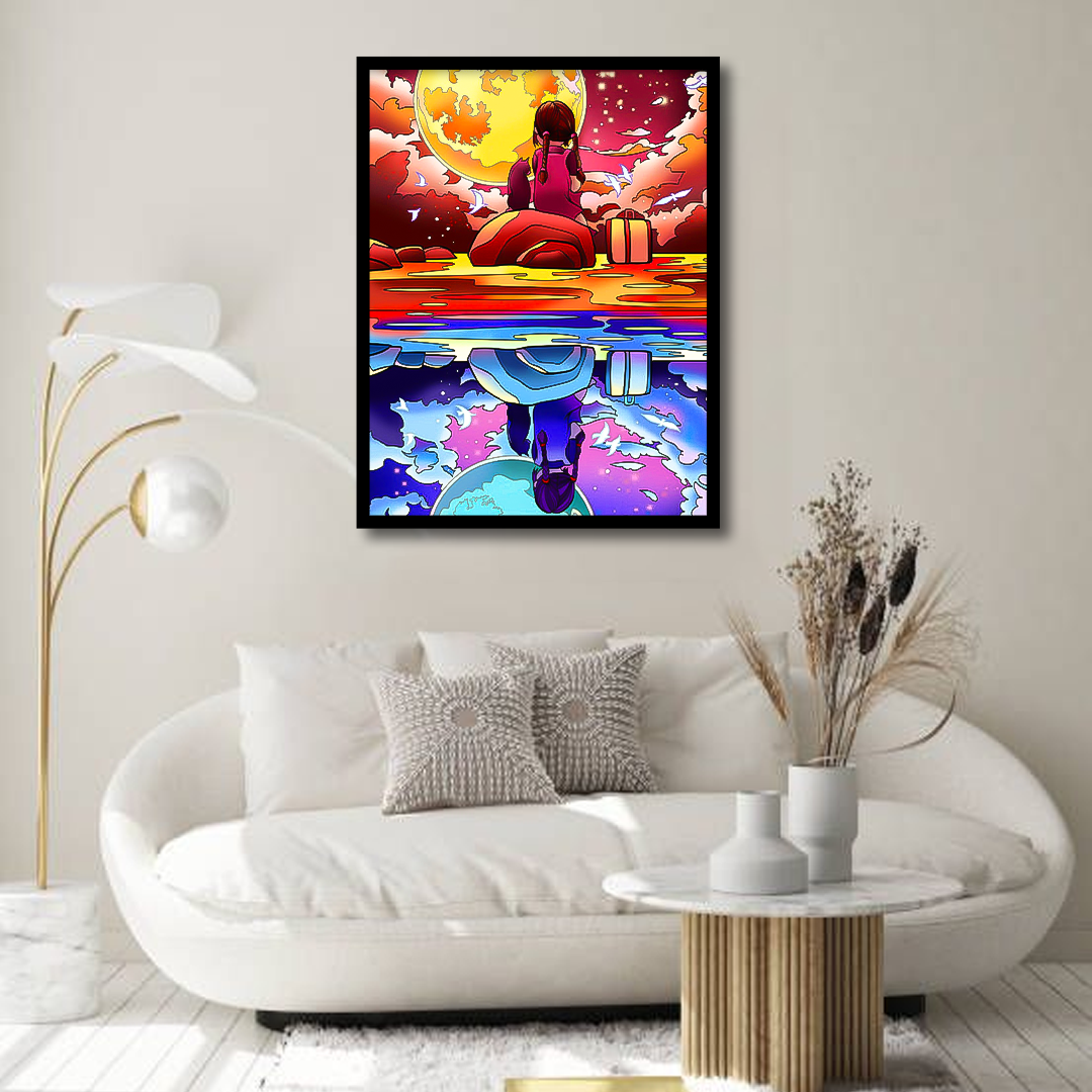 Hell and Heaven Canvas Frames | Wall Art