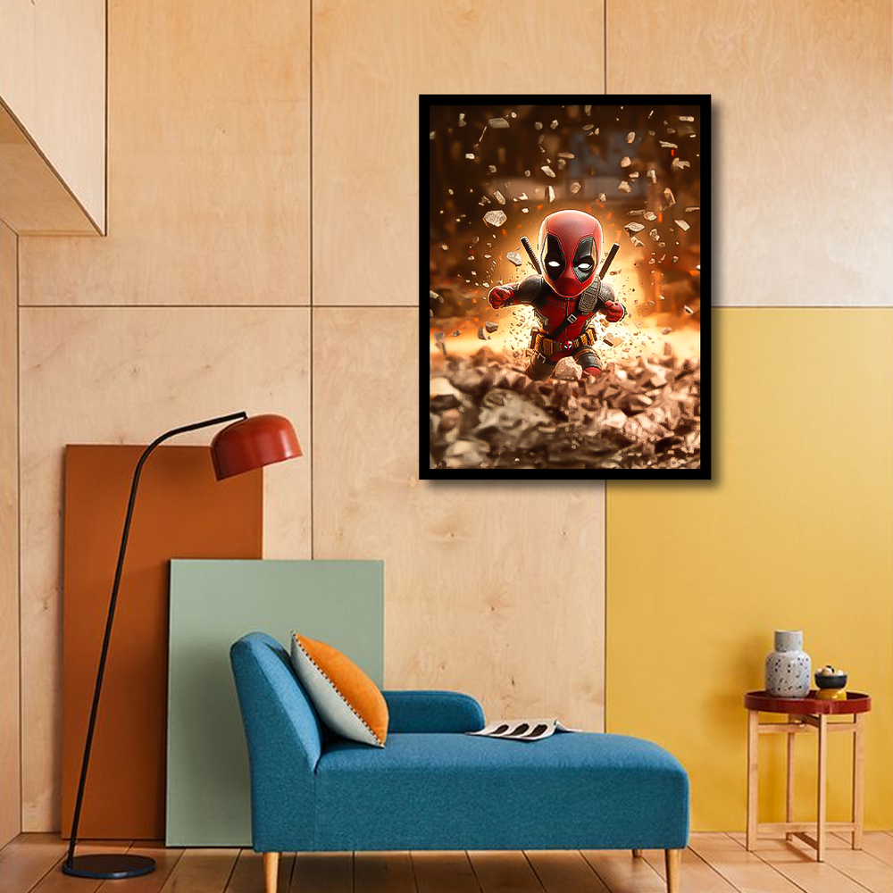 Lil Deadpool Canvas Frames | Wall Art