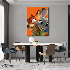 Linrry Zootopia Canvas Frames Wall Art