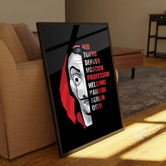 Money Heist Canvas Frames Wall Art