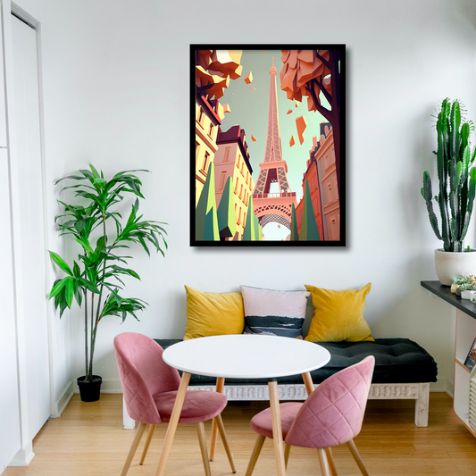 Paris Eiffel Tower Canvas frames Wall Art