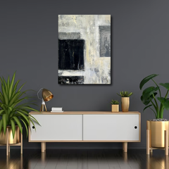 Serene Rectangular Tranquility Canvas Wall Art