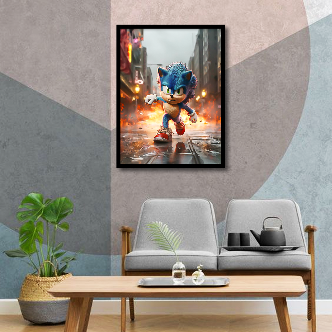 Sonic the Hedgehog Canvas Frames | Wall Art