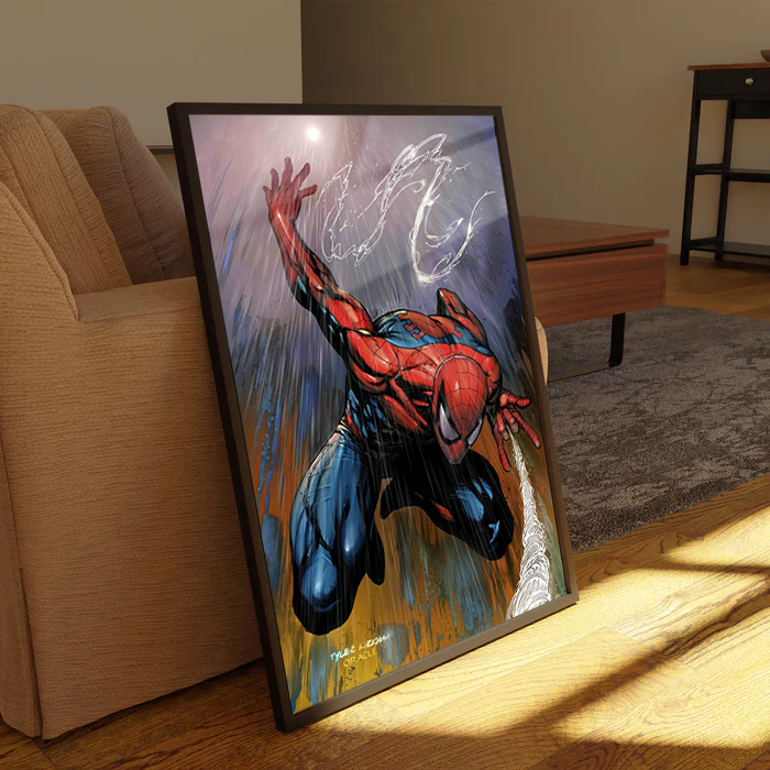 SpiderMan Artwork Canvas Frames Wall Art